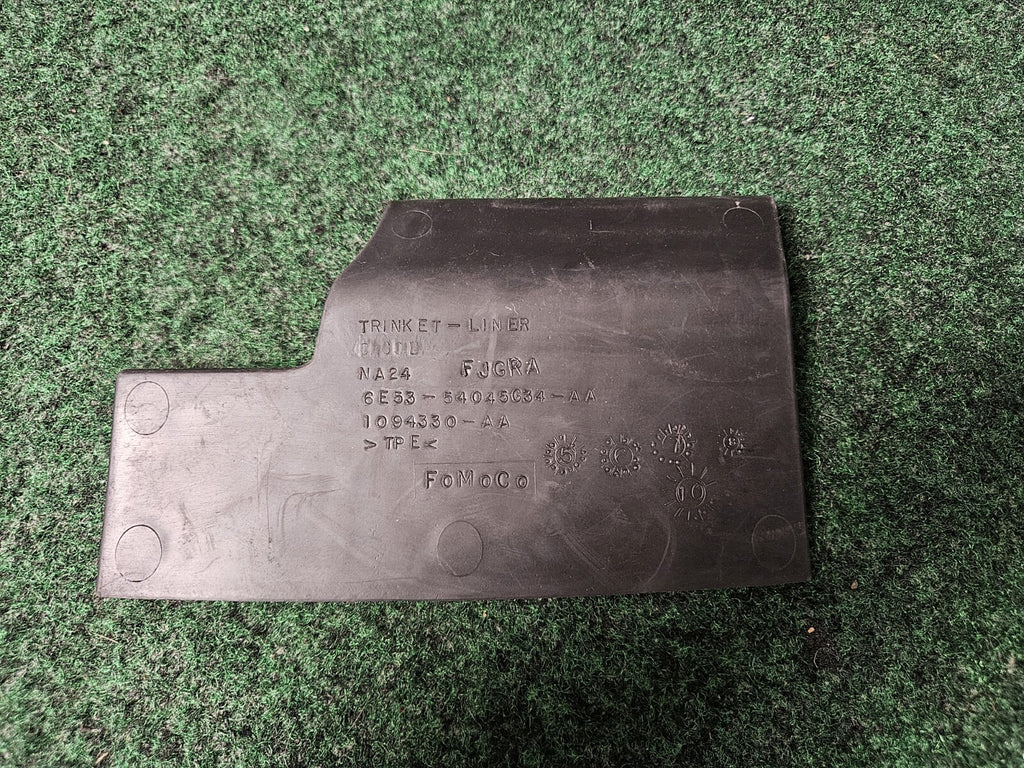 2006-2012 Ford Fusion Milan Center Console Rubber Mat Liner Insert OEM 4M7