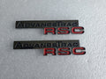 (2) Ford Expedtion Explorer Rear Chrome ADVANCE TRAC RSC NAMEPLATE Emblem 2L1
