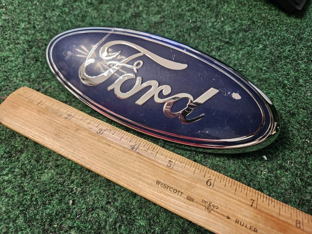 2003-2006 Ford Expedition Rear Emblem Badge 7'' Blue Chrome 4L14-7843156 4M6