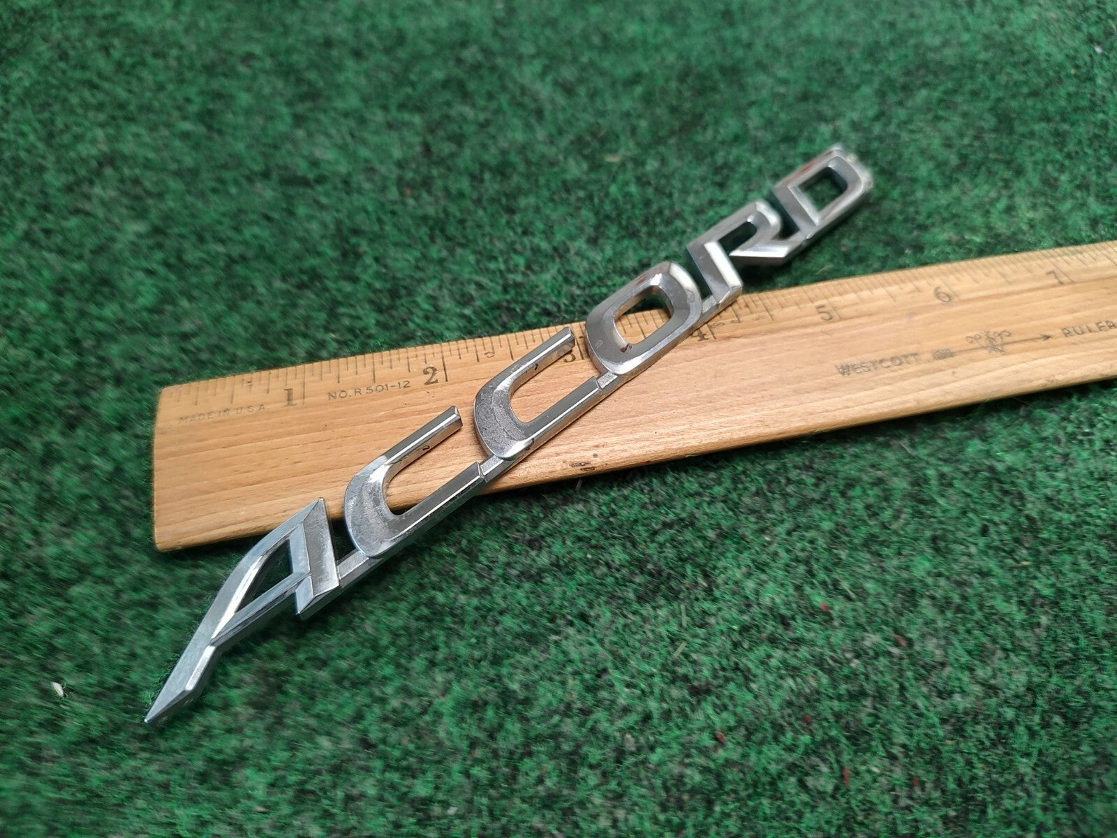 Honda Accord Chrome Emblem Genuine OEM Nameplate Badge 2018-2022 Replacement 3S8
