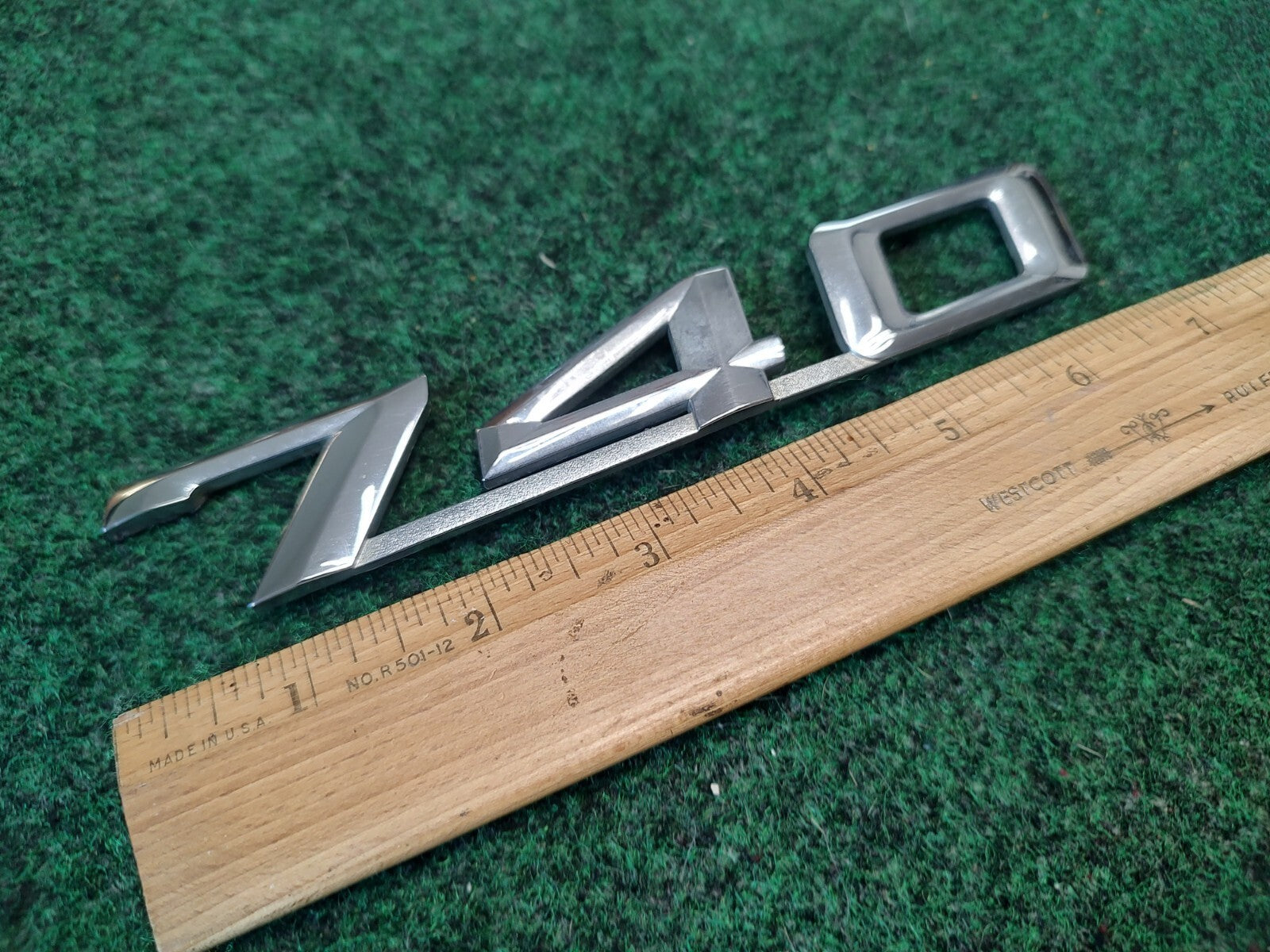 Genuine OEM BMW E38 Trunk Lid 740 Emblem Badge Logo 3S7