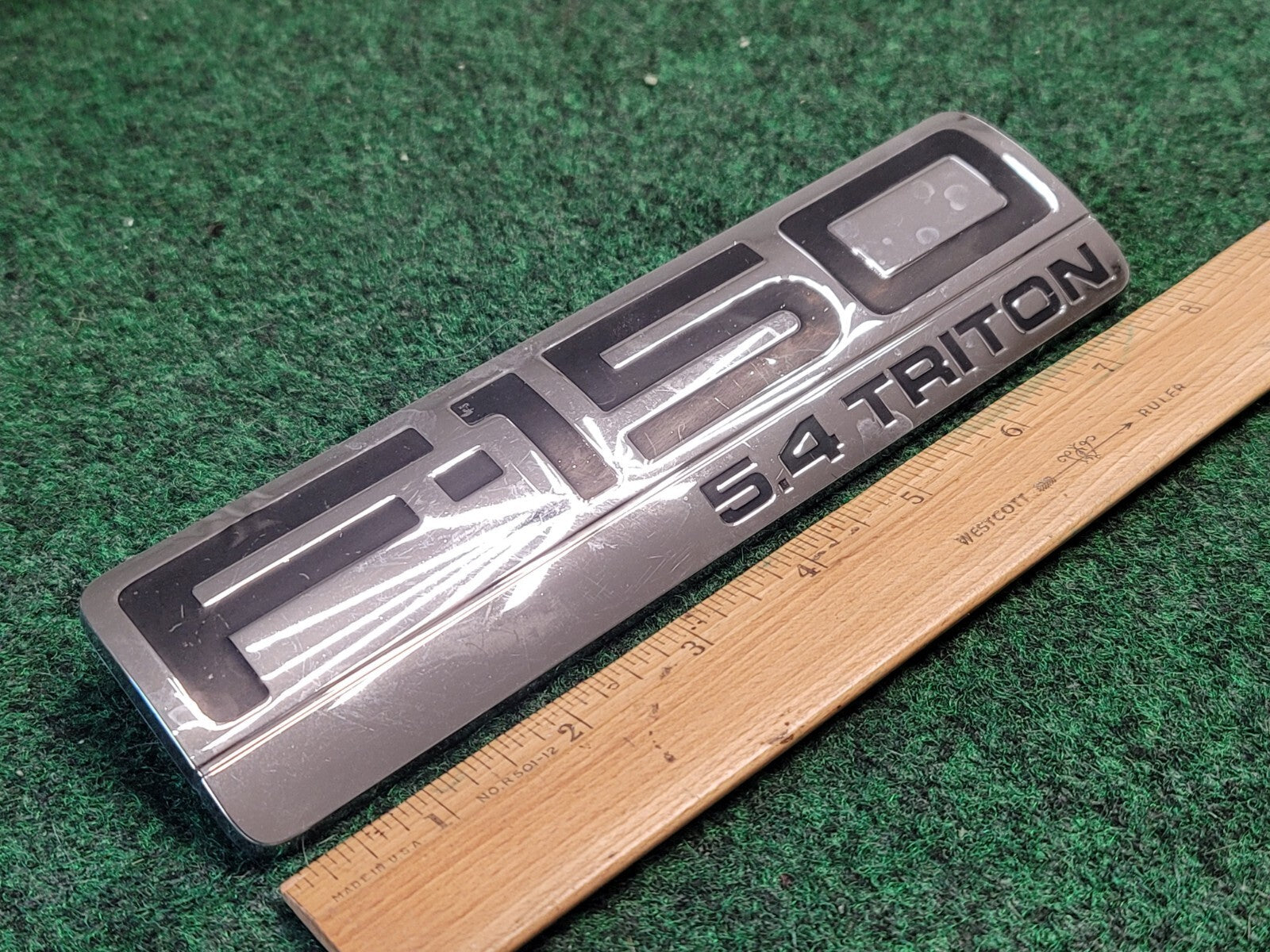 2004-2008 Ford F150 Triton Fender Emblem 5L34-16B114-PA Chrome LH RH OEM 7L1