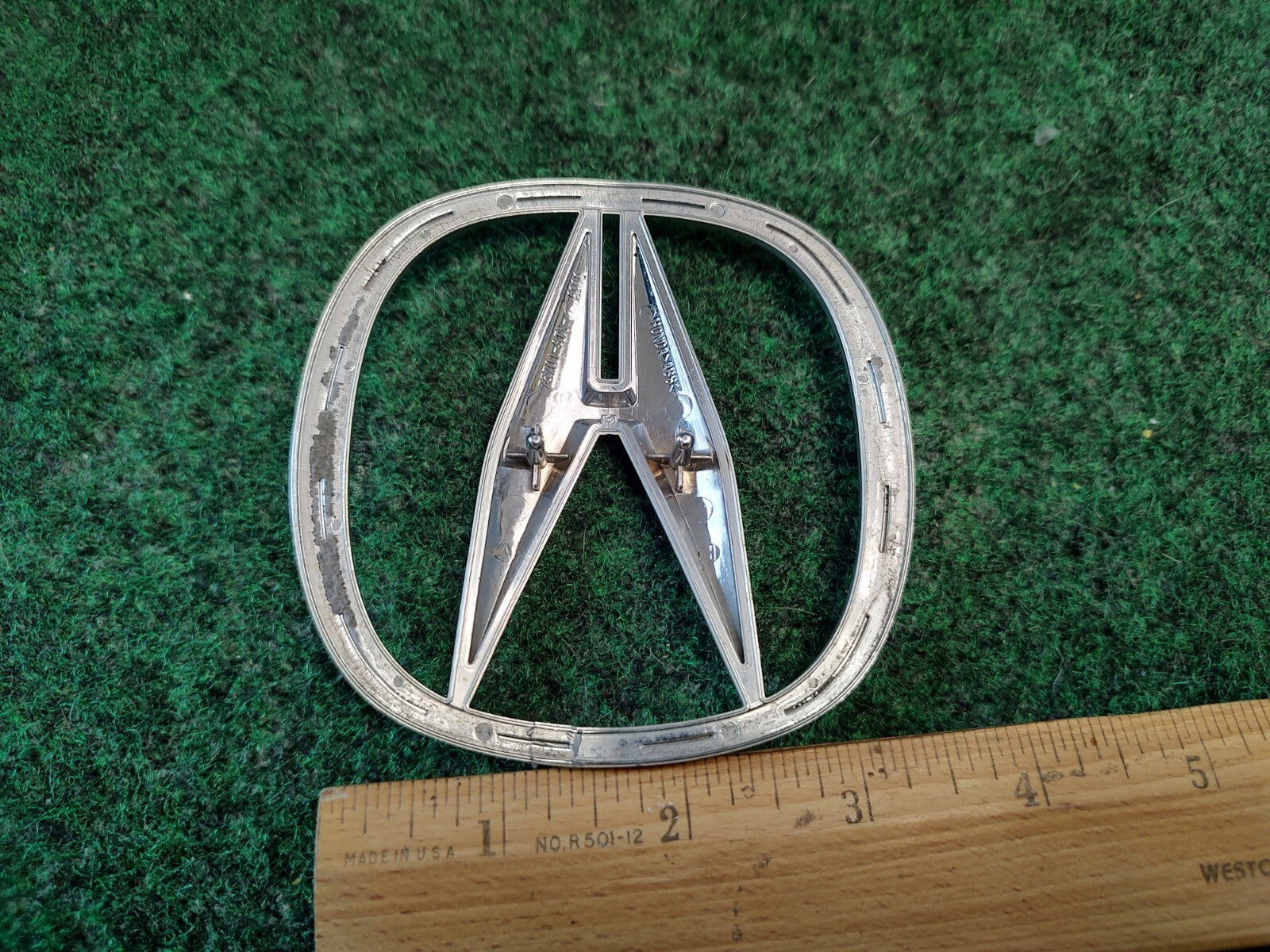 2007-2013 ACURA REAR GATE EMBLEM BADGE Logo 75701-STX-A100 CHROME 4S1