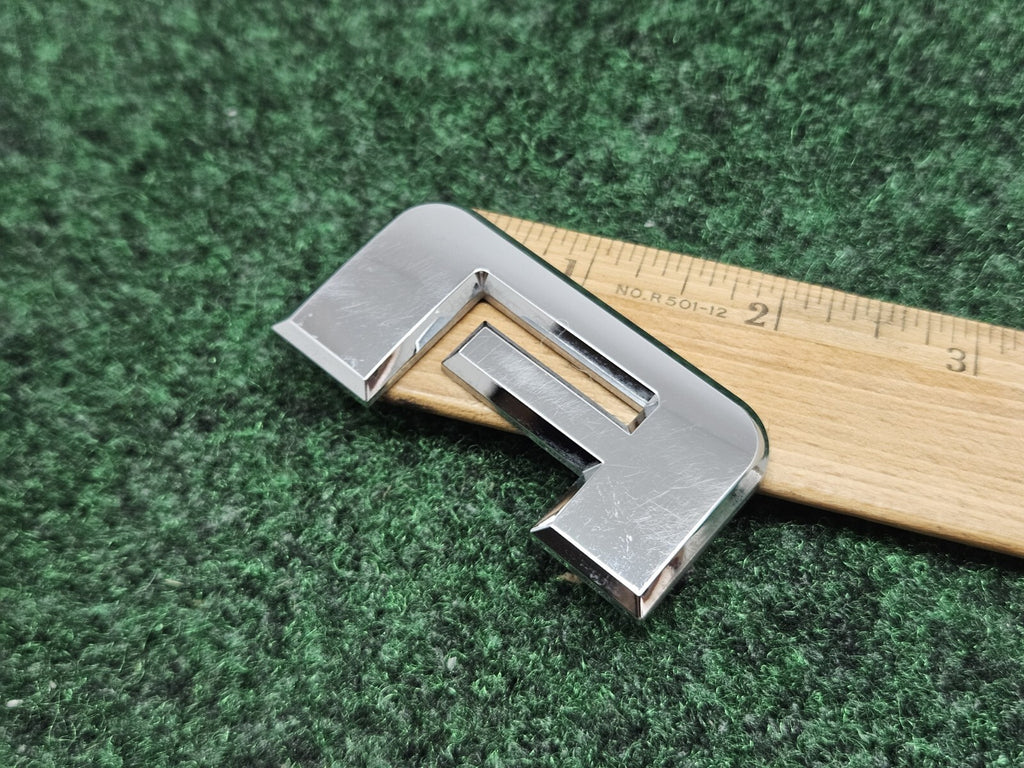 OEM "A" Chrome Individual Letter Lettering Emblem Badge Logo Nameplate 2S2
