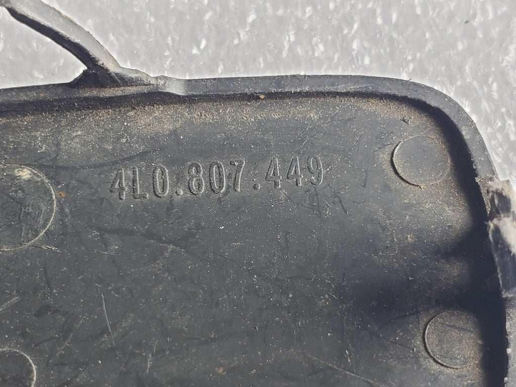 2007-2009 AUDI Q7 REAR LEFT Bumper TOW HOOK Cover CAP 4L0807449 TRXTURED 1L7