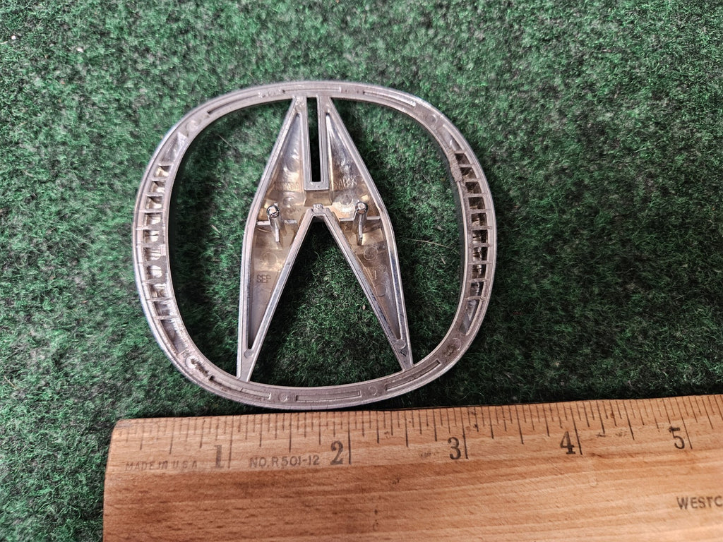 Acura Emblem Logo Badge Symbol Rear Trunk 1 Sep 1 Chrome OEM 3M4