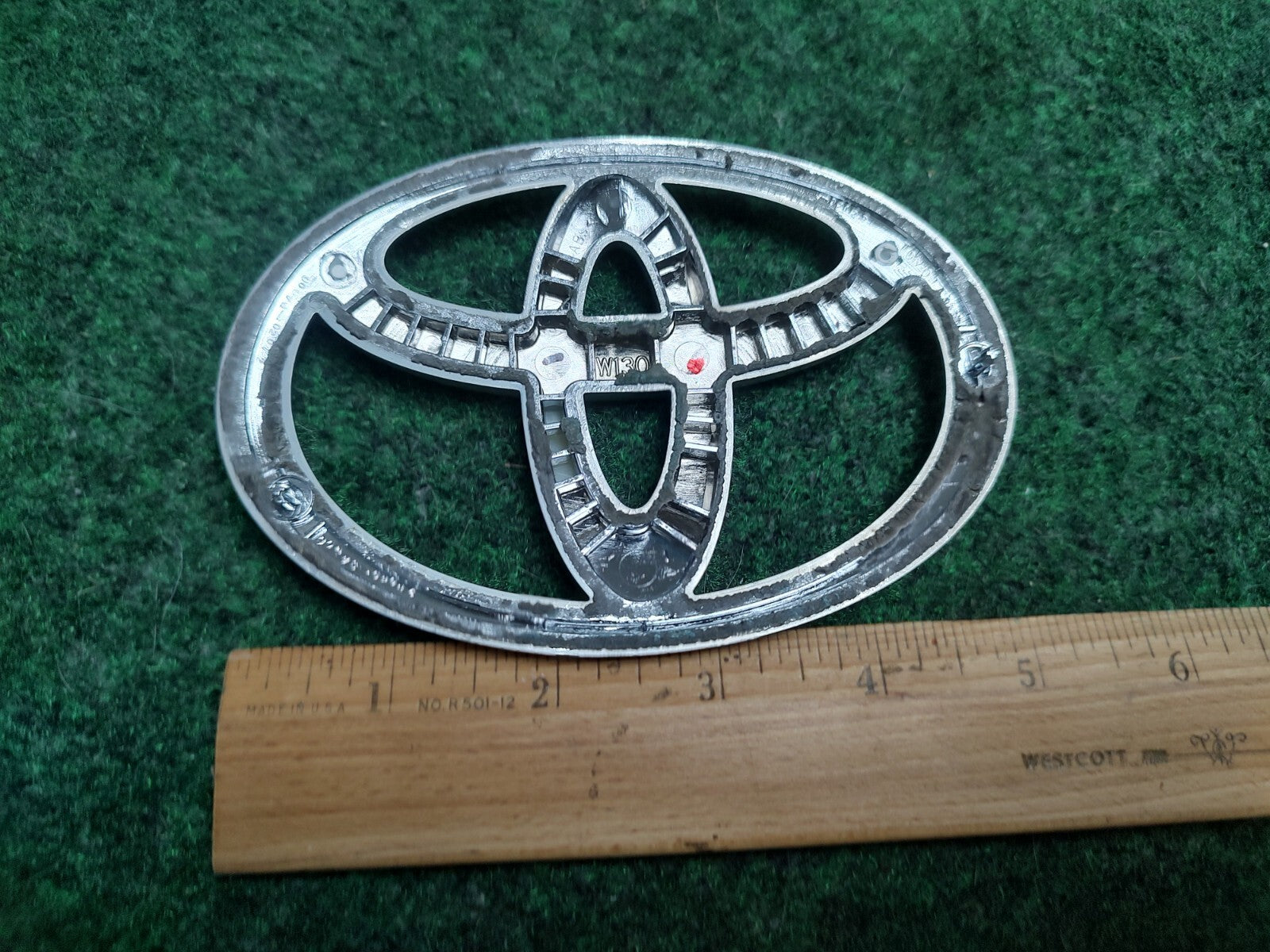 TOYOTA 5-1/8'' REAR TRUNK LID TAILGATE LIFTGATE EMBLEM 2006-2024 9097502072 3S3