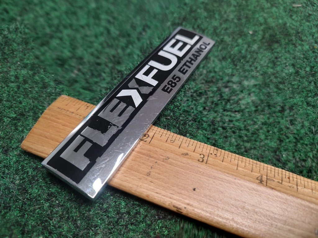 Chevy GMC GM OEM Flex Fuel E85 Ethanol Emblem Badge Logo Nameplate 15910900 3S4