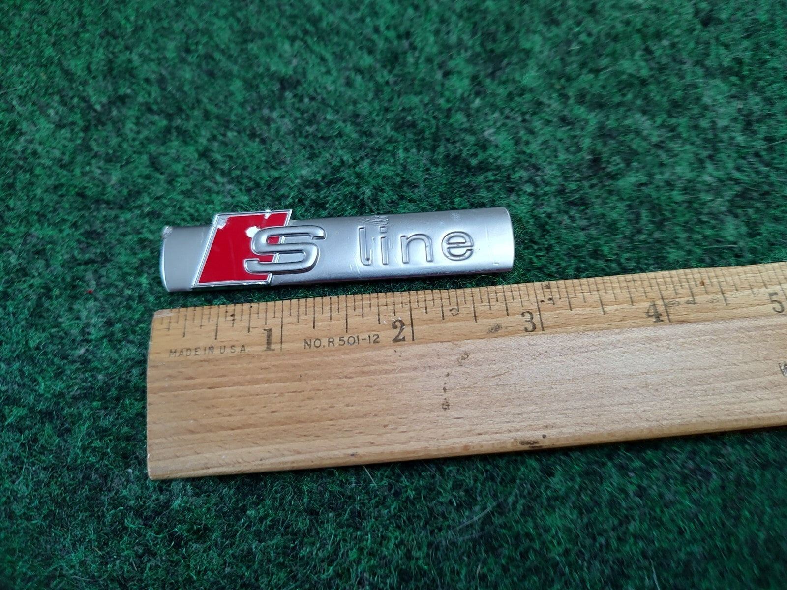 Audi A1/A3/A4/A5/A6 S Line Badge Emblem Name Plate Nameplate Logo OEM 4S1