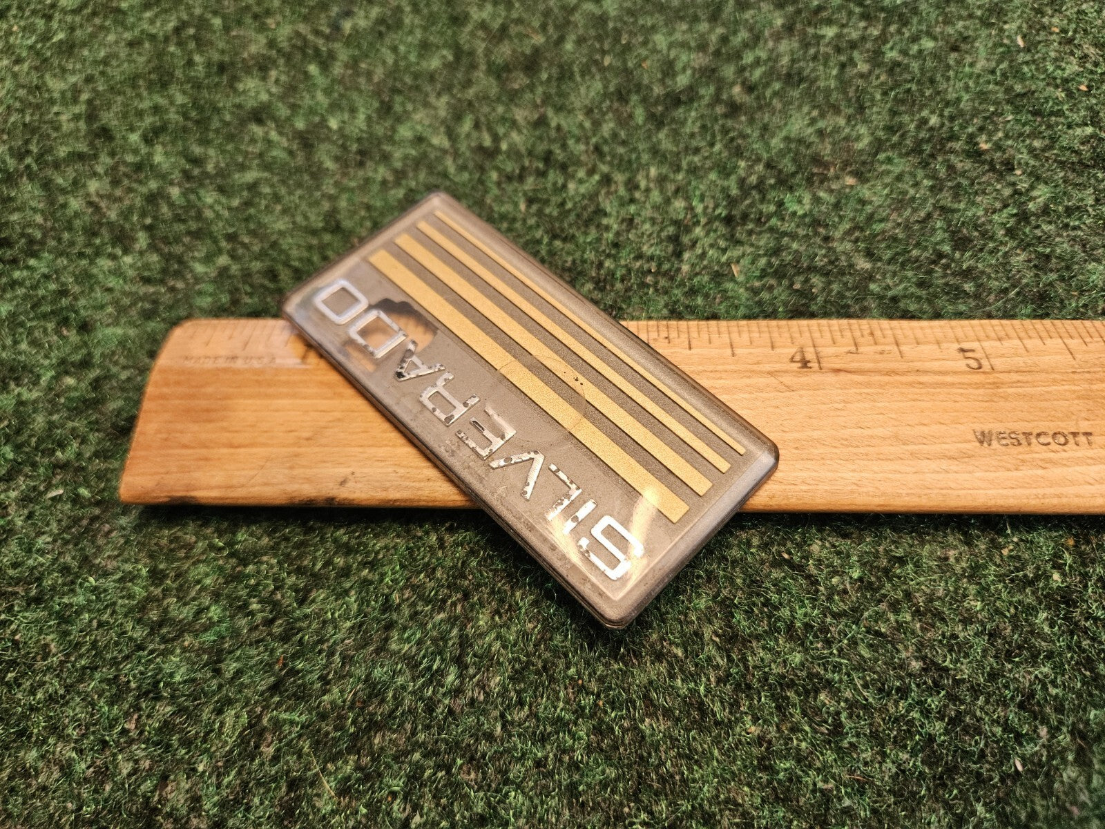 1990s SILVERADO Plastic Roof Panel Emblem OEM NAME PLATE 5M4