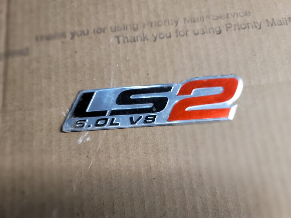 1X OEM LS2 6.0L V8 Emblem Engine Badge For car Nameplate HL3