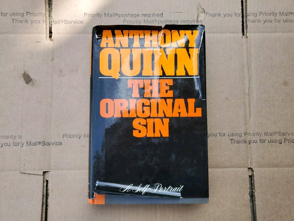The Original Sin - A Self-Portrait by Anthony Quinn (1972, Hardcover) B7