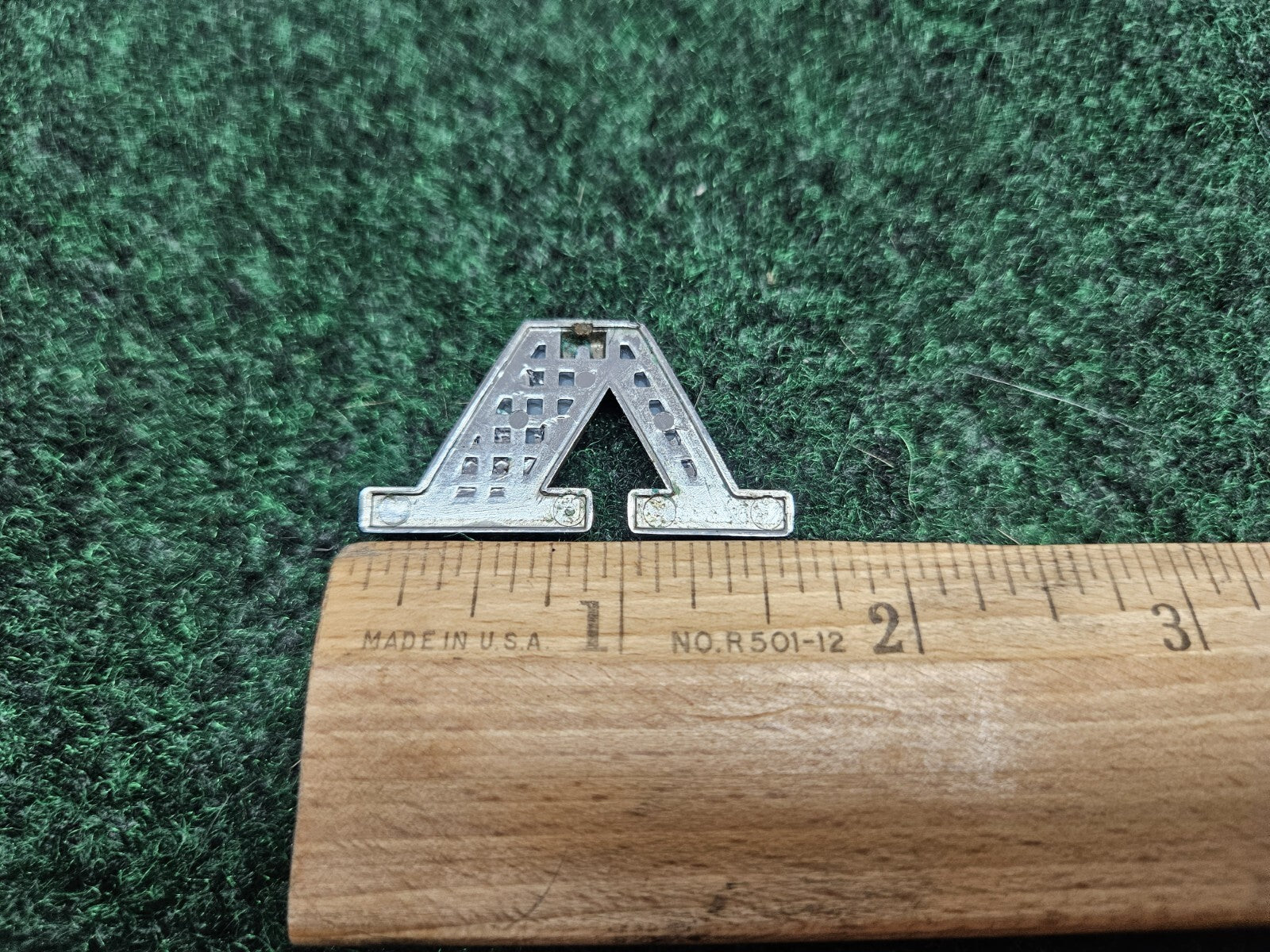 OEM "V" Chrome Individual Letter Lettering Emblem Badge Logo Nameplate 7S7
