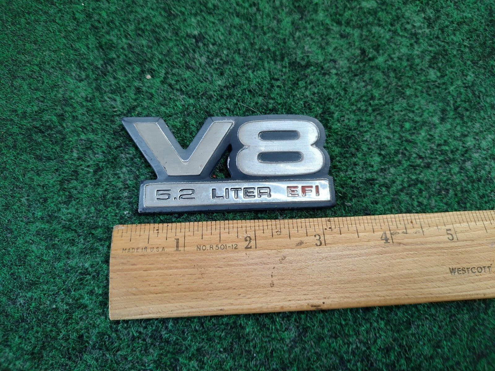 Dodge Dakota V8 5.2 LITER EFI Original Plastic OEM Emblem Badge 4S1