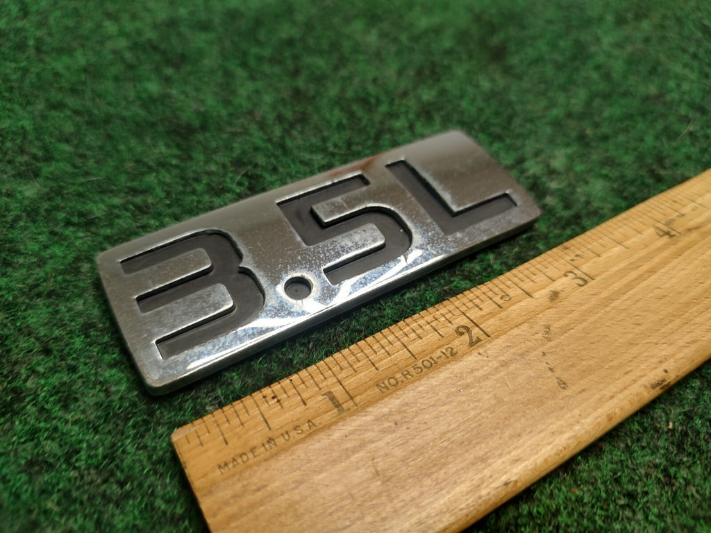 01 02 03 04 05 06 Hyundai Santa Fe 3.5L Emblem Logo Letters Badge Trunk Gate 3S6