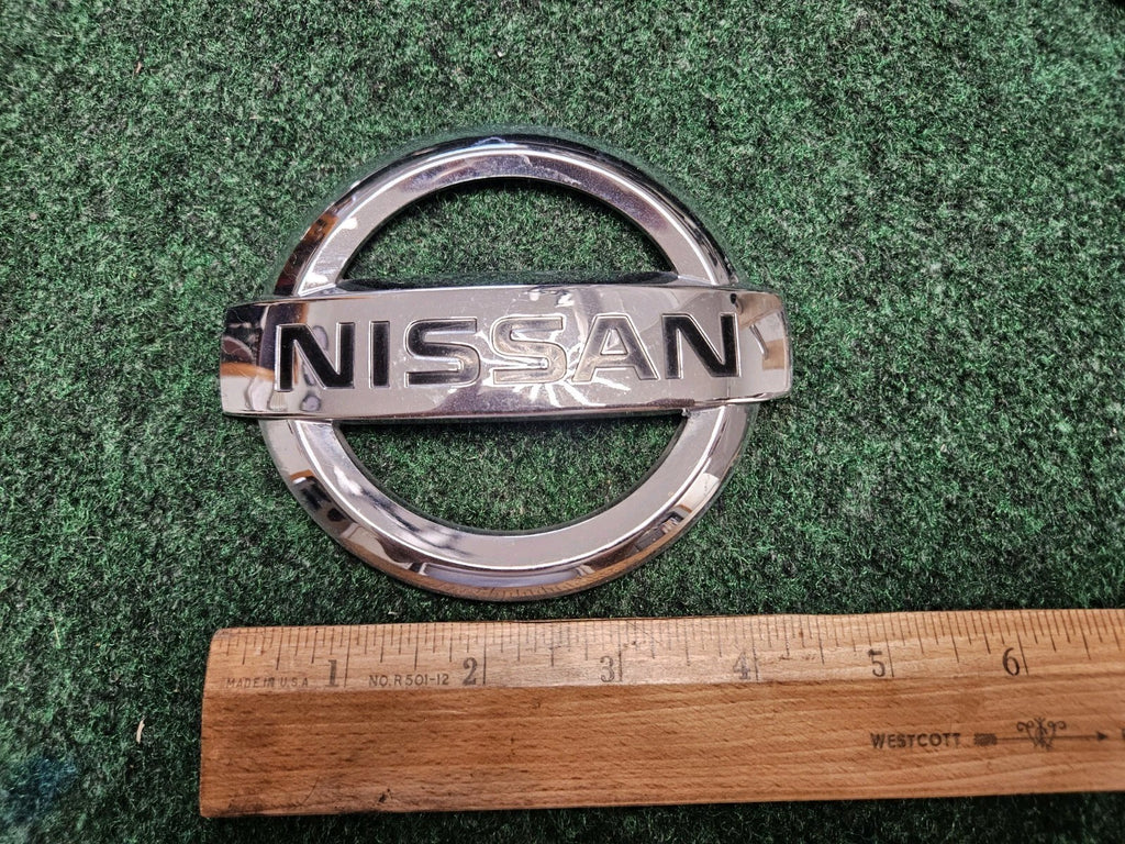 Nissan Emblem OEM Logo Name Plate Nameplate Badge 4.75" 6M4