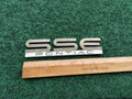 Pontiac SSE Supercharged Brown Metal Emblem Badge Logo Nameplate Name Plate 5S2