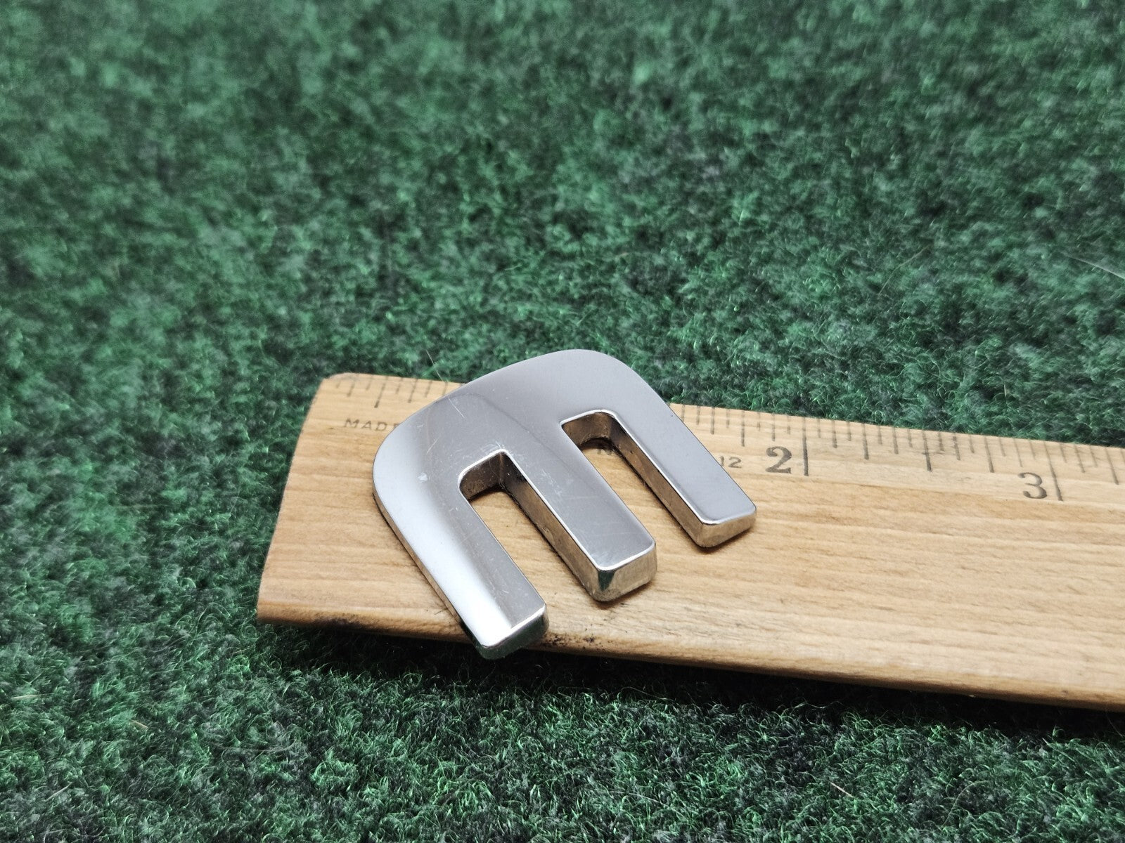 OEM "E" Chrome Individual Letter Lettering Emblem Badge Logo Nameplate 7S6