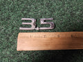 NISSAN 3.5 REAR EMBLEM LOGO Name Plate BADGE SIGN SYMBOL OEM 3M3