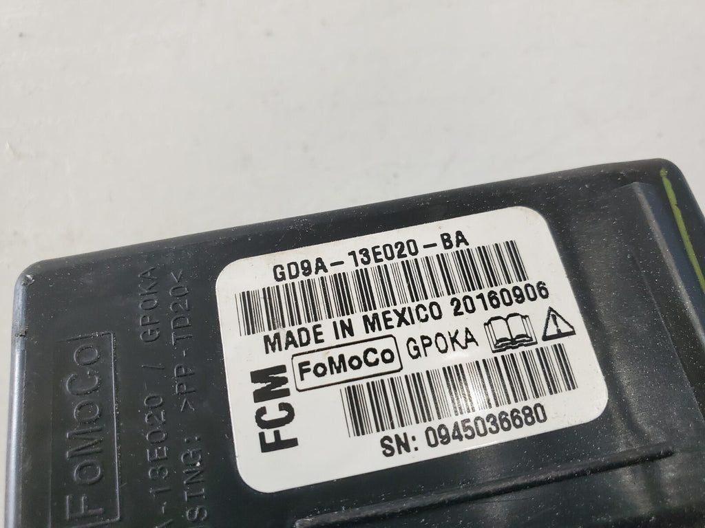 17-20 LINCOLN CONTINENTAL FCM LIGHTING CONTROL MODULE UNIT OEM GD9A13E020BA 5L7