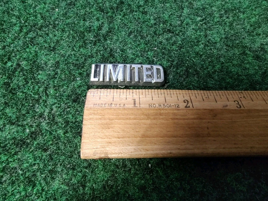 Limited Chrome Metal Emblem Badge Logo Nameplate Name Plate 3S6