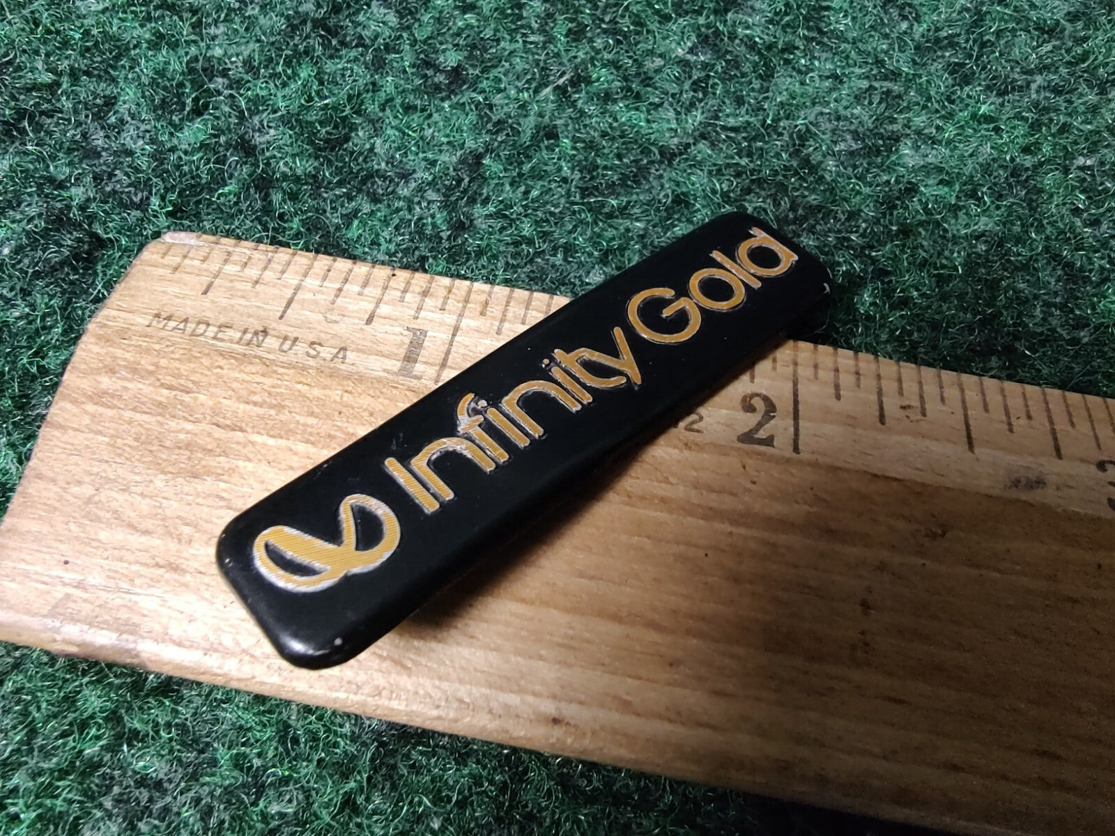 Infinity Gold Speaker Badge Emblem Logo Name Plate 7S1