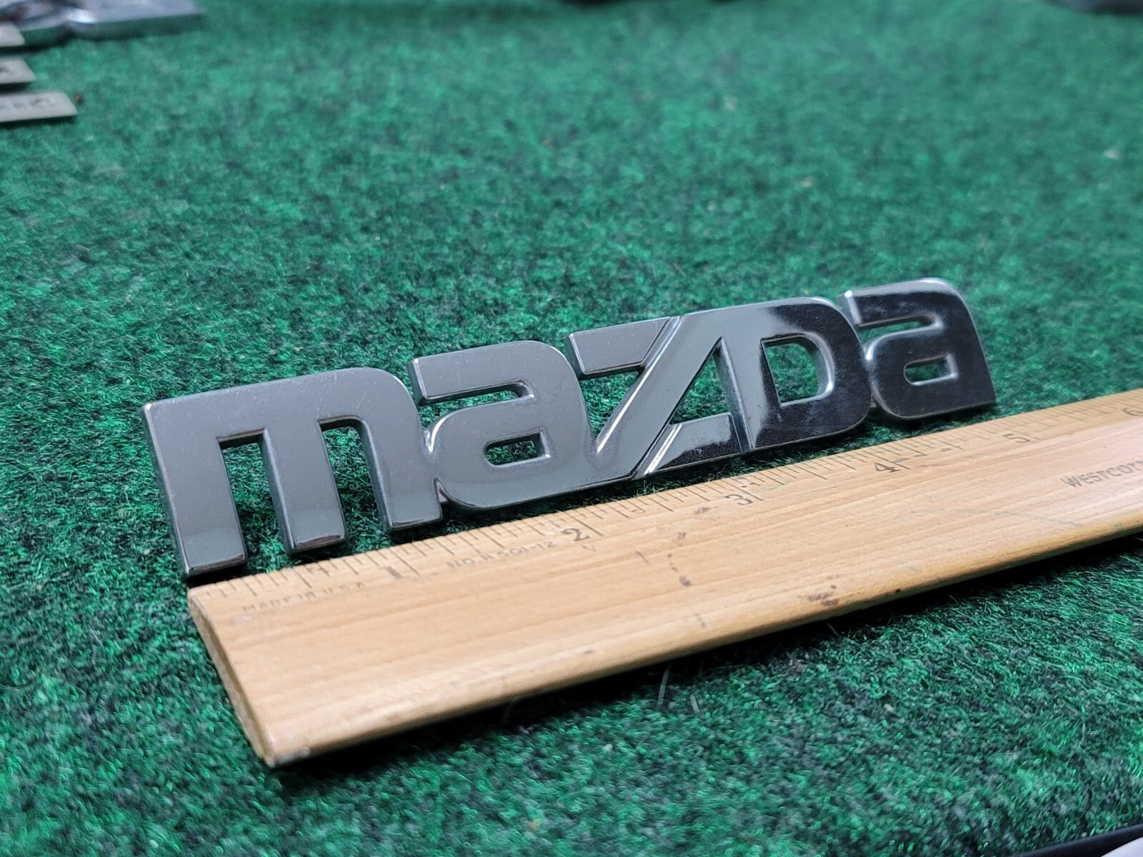 1999 00 2001 2002 2003 Mazda Protege Rear Trunk Nameplate Emblem B25D-51-710 1M1