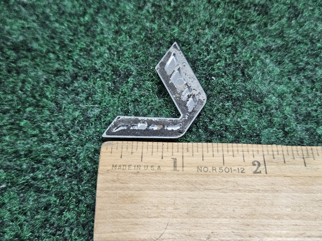 OEM "V" Chrome Individual Letter Lettering Emblem Badge Logo Nameplate 7S9