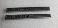 (2) 87-91 FORD CUSTOM FENDER EMBLEM LOGO TRUCK E7TB-16188-LA NAMEPLATE DECAL VNT