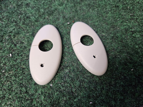 (2) 2013-2015 Ford Focus Front Left Right Sun Visor Cover Trim OEM 4M8