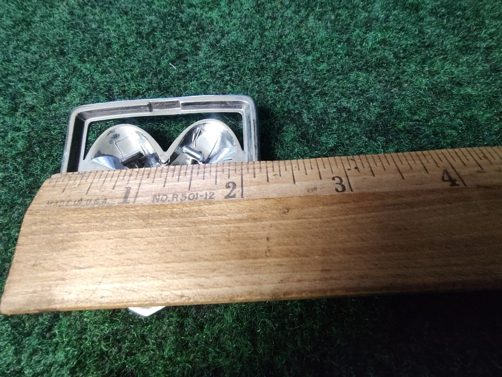 Dodge Front Grille Emblem Logo Badg OEM Name Plate Name See Measurements 4L8