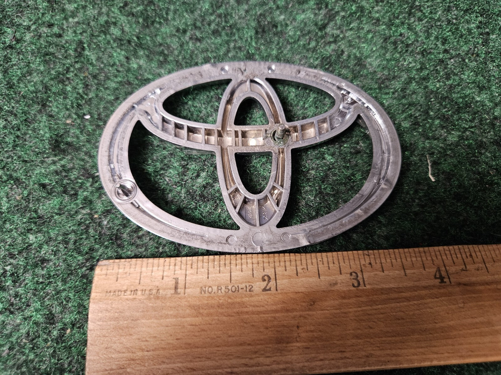 Toyota Chrome Emblem Logo Symbol Unknown Model ~4" 3M4