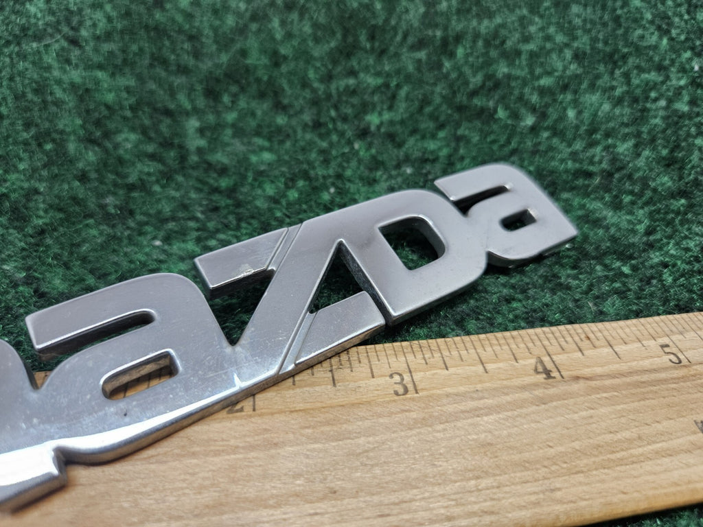 Mazda OEM Chrome Emblem Badge Logo Nameplate Name Plate ~5.75" GL2