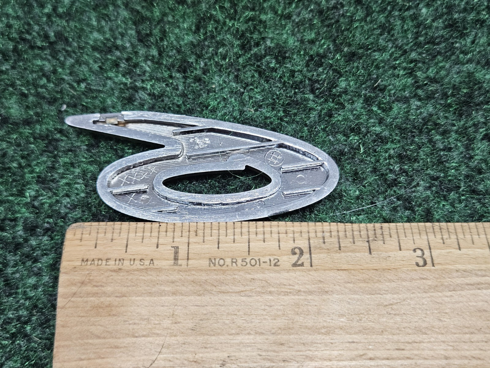 OEM "6" Chrome Individual Number Lettering Emblem Badge Logo Nameplate 3D  7S7
