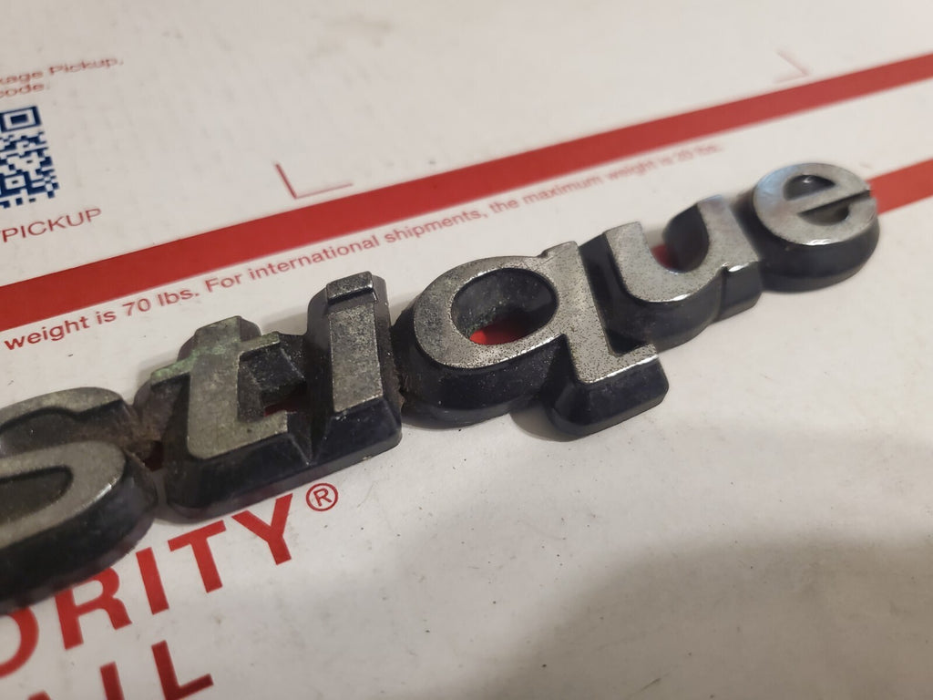 95 96 97 98 99 00 MERCURY MYSTIQUE REAR EMBLEM LOGO BADGE SIGN SYMBOL OEM 4L9