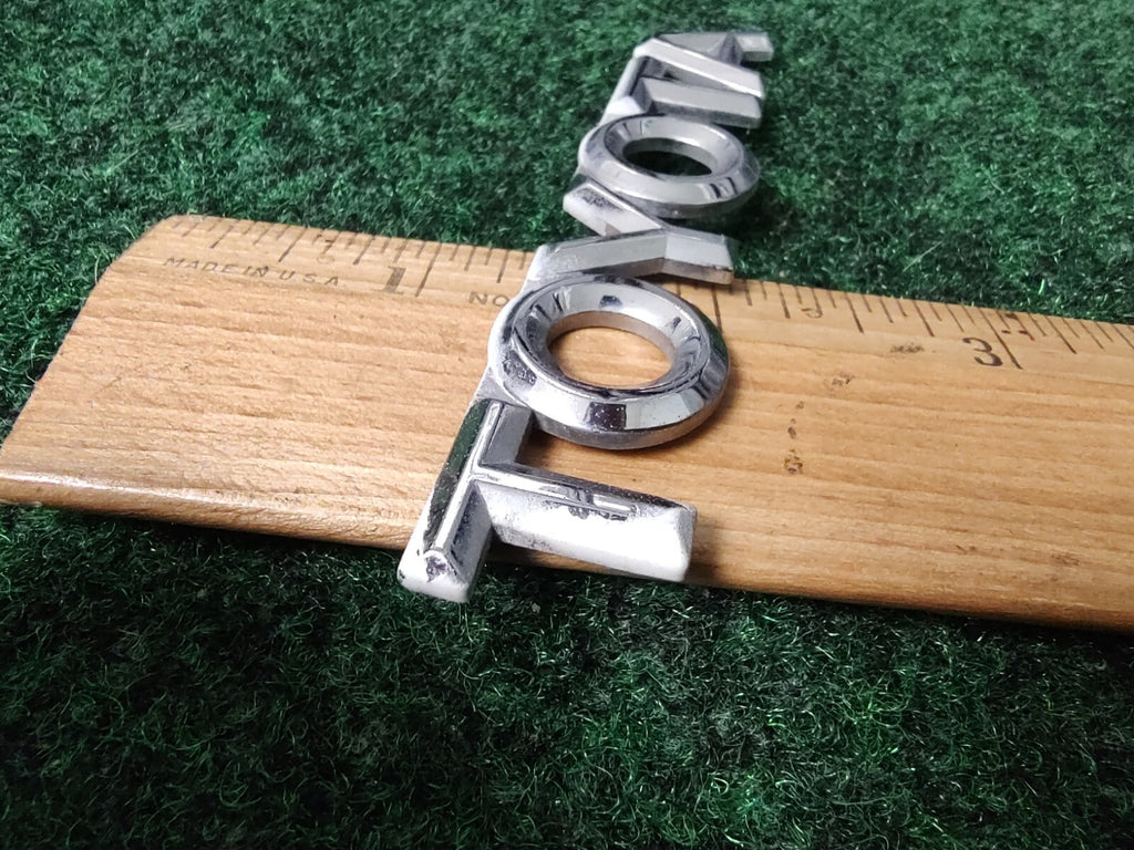 Toyota Rear Trunk Lid Emblem Name Plate Nameplate ~3.8" Chrome OEM 8L9