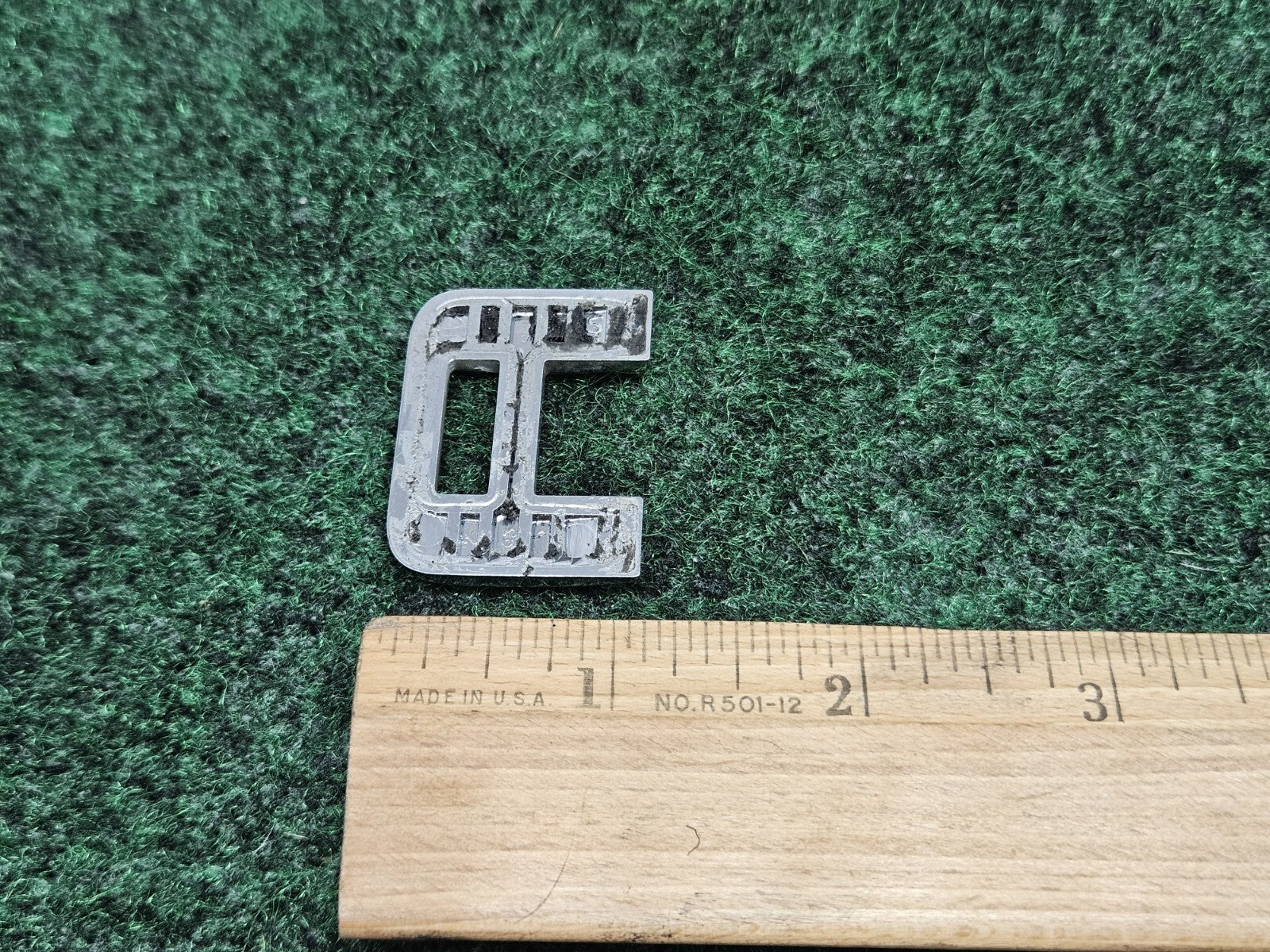 OEM "A" 3D Chrome Individual A Letter Lettering Emblem Badge Logo Nameplate 2S2