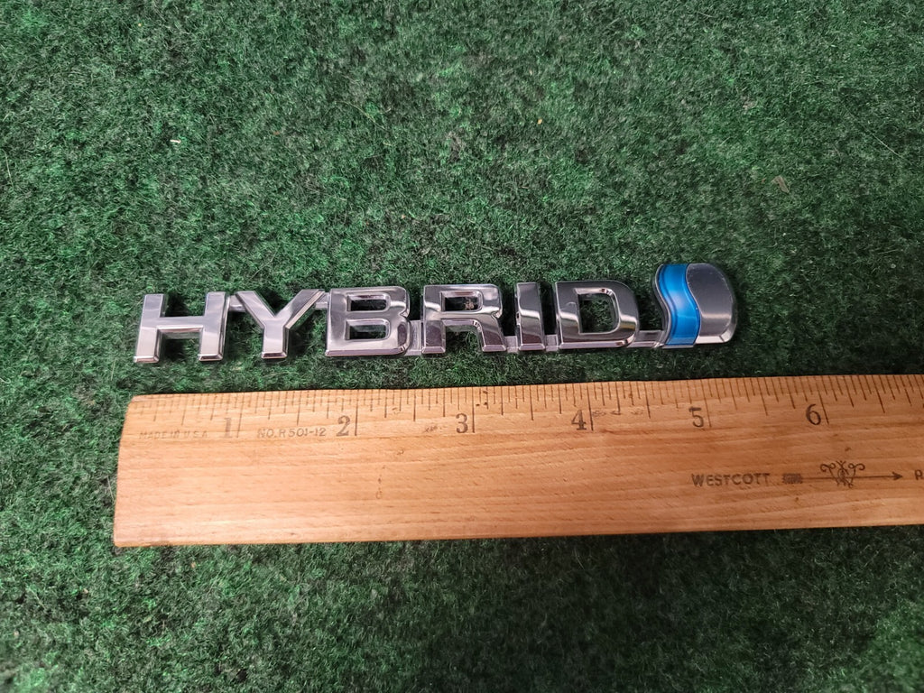 07 08 09 TOYOTA PRIUS HYBRID SIDE FENDER EMBLEM LOGO BADGE SYMBOL USED 5S8