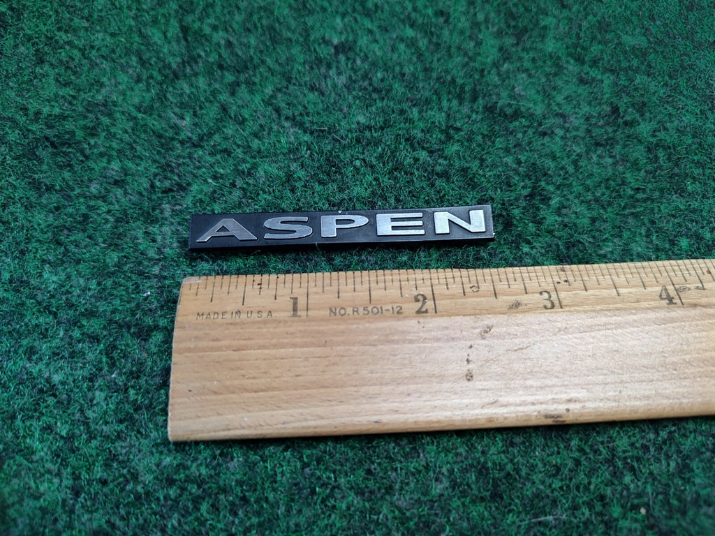 Chrysler Aspen Emblem Letters OEM Name Plate Badge Logo Nameplate 4S1