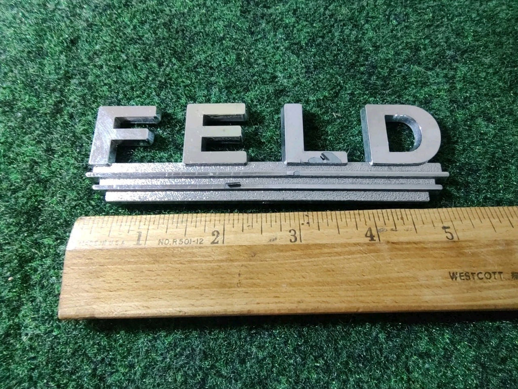 Feld Chevy Geo Kansas City KS Emblem Tag Frame Holder Logo Nameplate Name 5S5