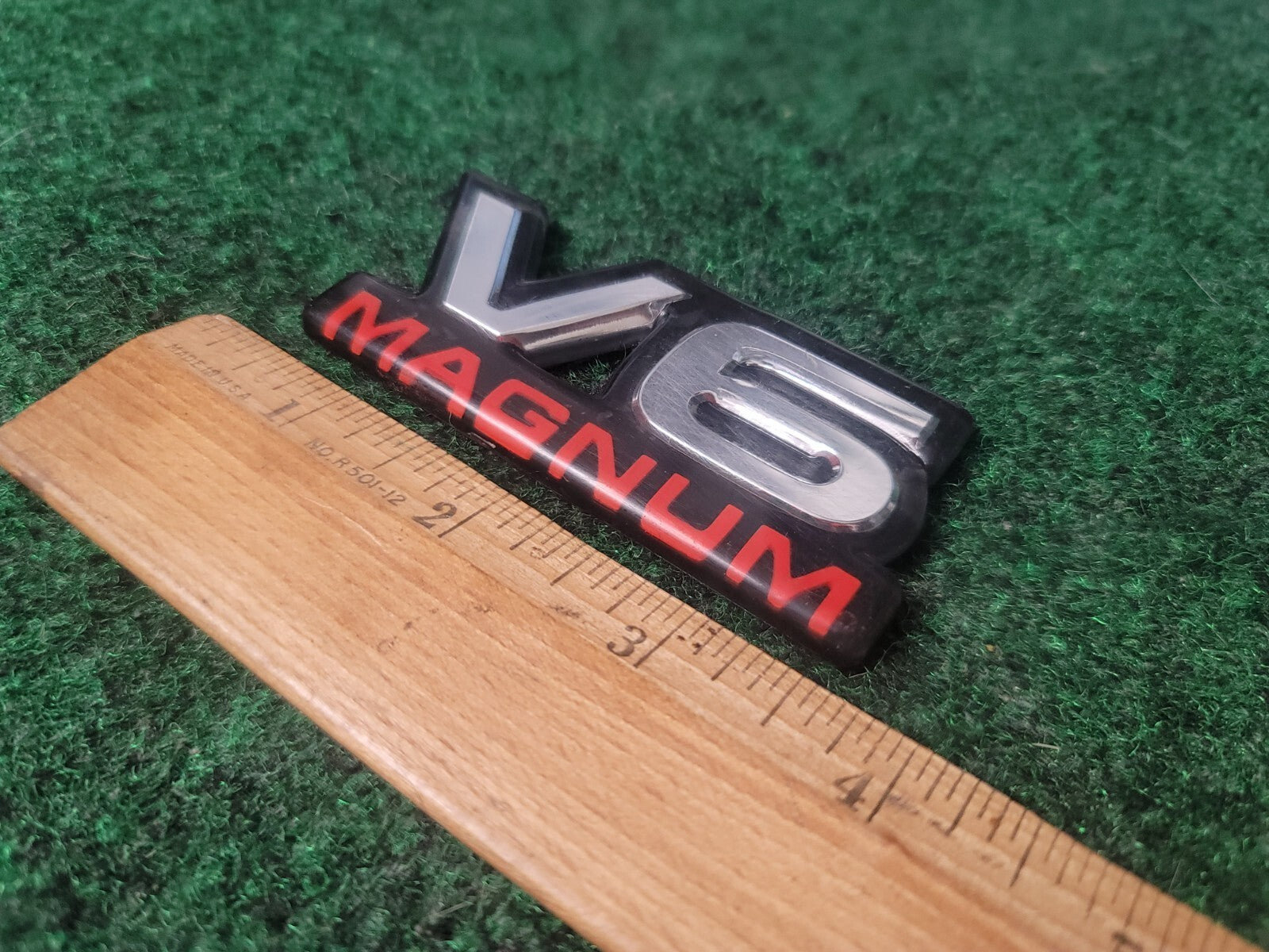 Dodge V6 Magnum Badge Emblem Name Plate Logo OEM 5S8