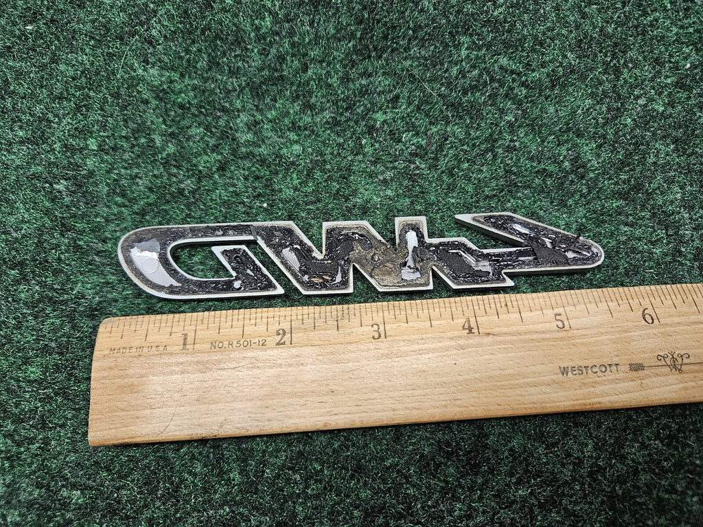 Ford 4WD 4 WD Wheel Drive Emblem 8L84-7843156-DA OEM Name Plate Badge GL1