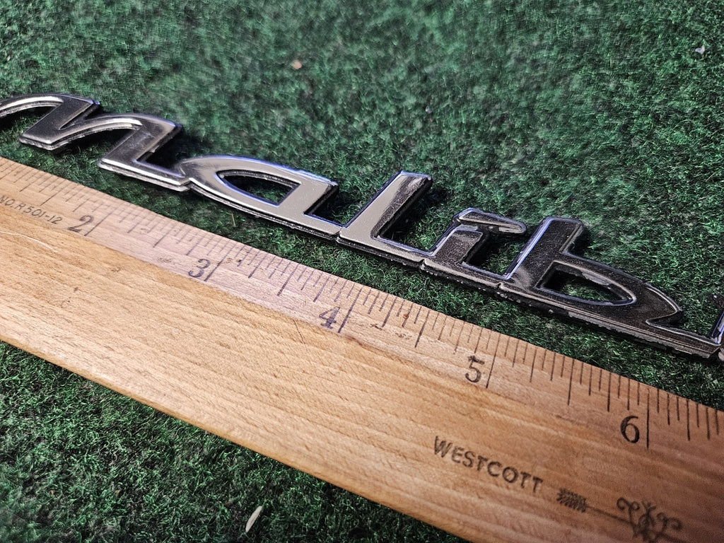 1997-2003 Chevy Malibu Chrome Rear Emblem Badge Logo Nameplate Name Plate 5L9