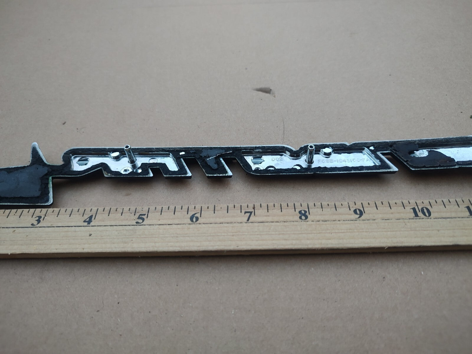 1995 1996 1997 Ford Windstar GL Emblem F58B-1643156-FA Chrome Finish OEM 7S4