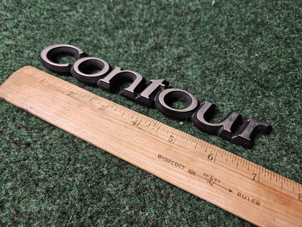 95 96 97 98 99 00 FORD CONTOUR REAR CHROME EMBLEM LOGO BADGE SYMBOL 5M1