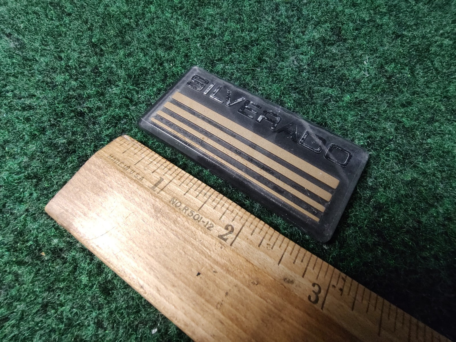 1990s SILVERADO Plastic Roof Panel Emblem OEM NAME PLATE 4S5