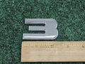 OEM 3D "3" Chrome Individual Number Lettering Emblem Badge Logo Nameplate 7S8