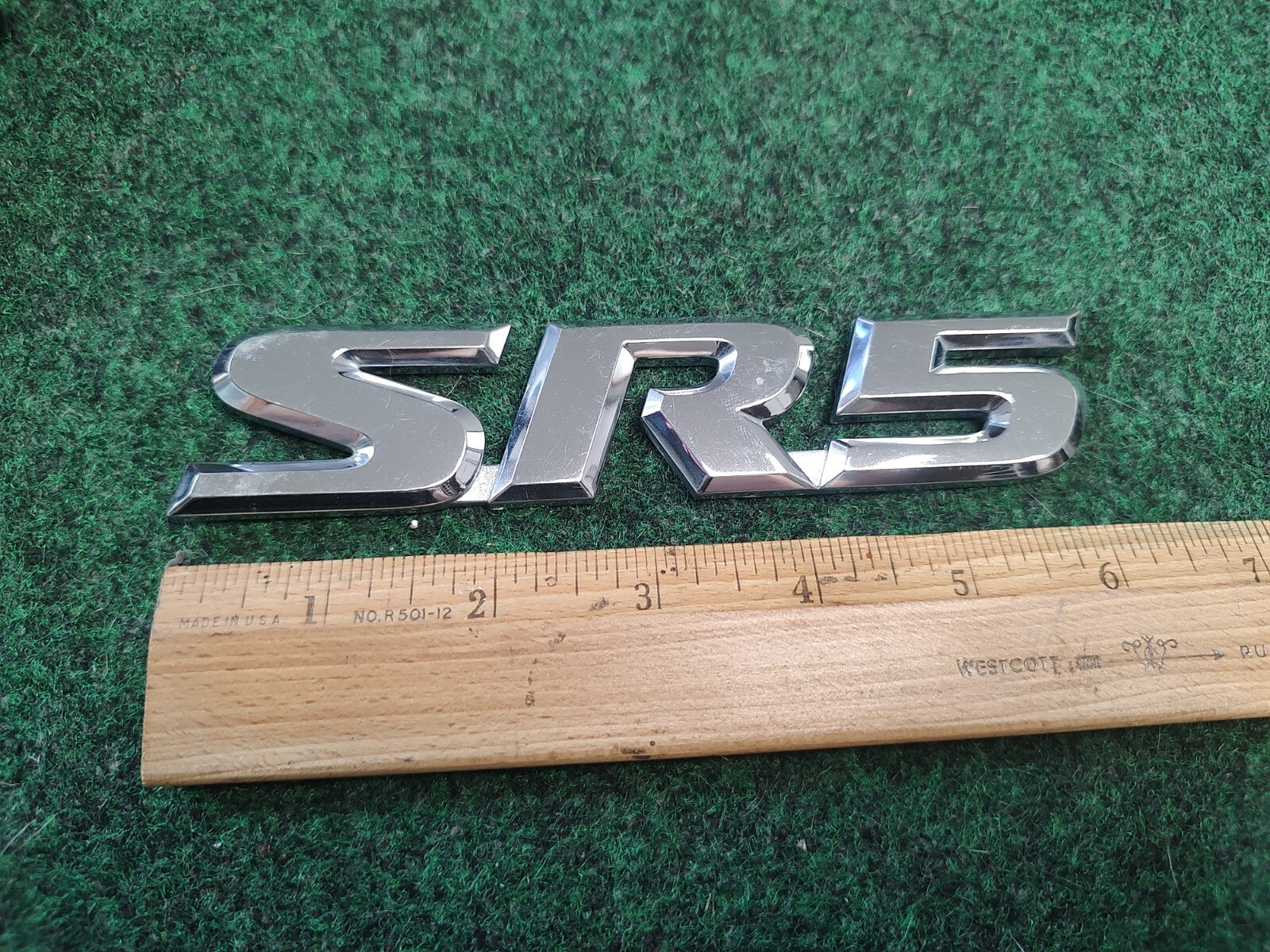 2001-2007 Toyota Sequoia SR5 Emblem Logo Letters Badge Side Chrome OEM 1S7
