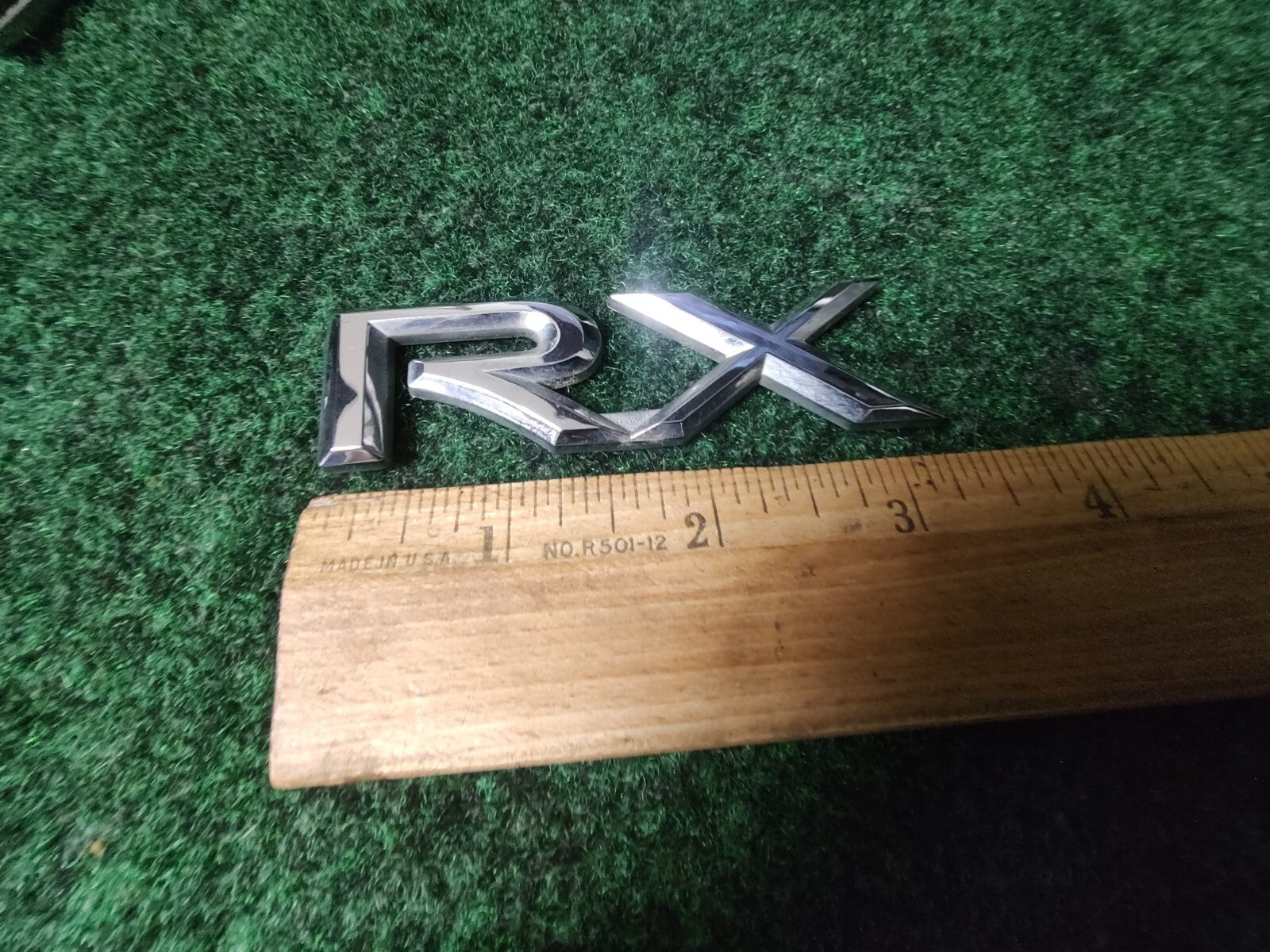 98 99 00 01 02 03 LEXUS RX RX300 BADGE EMBLEM P/N 75442-48020 OEM 9L3