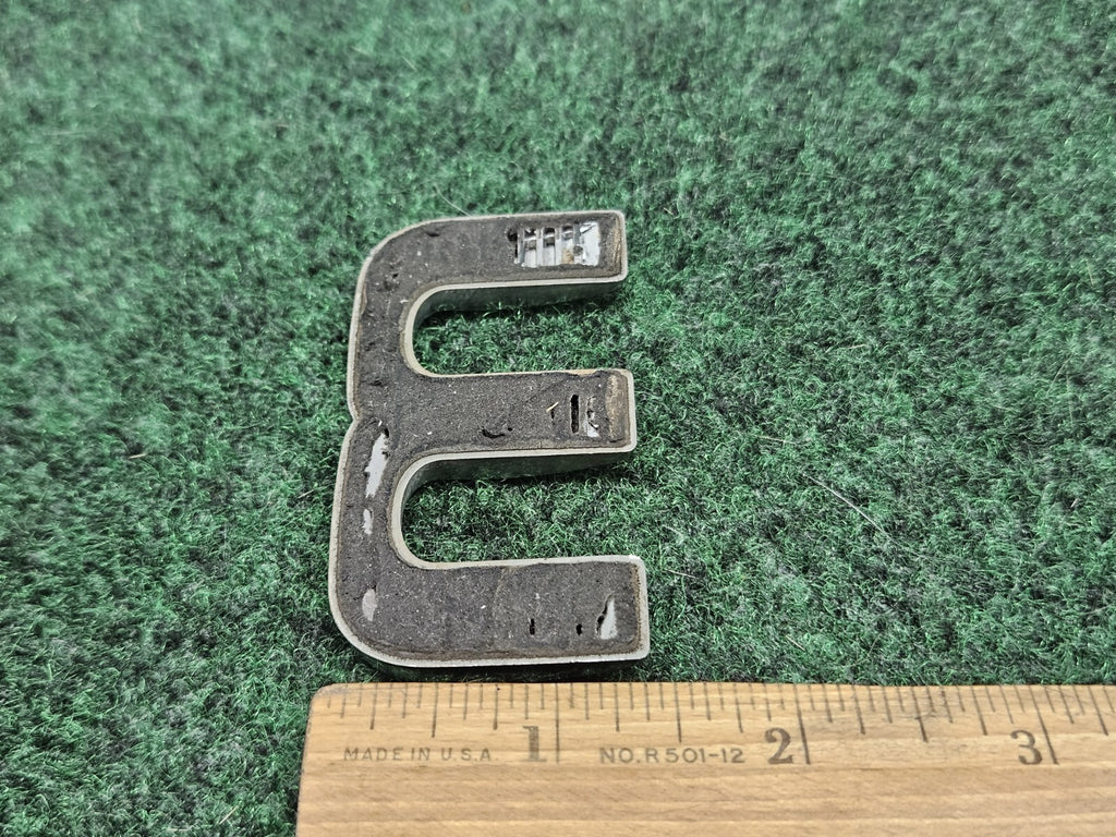 OEM "M" Silver Individual Letter Lettering Emblem Badge Logo Nameplate 3D 7S7